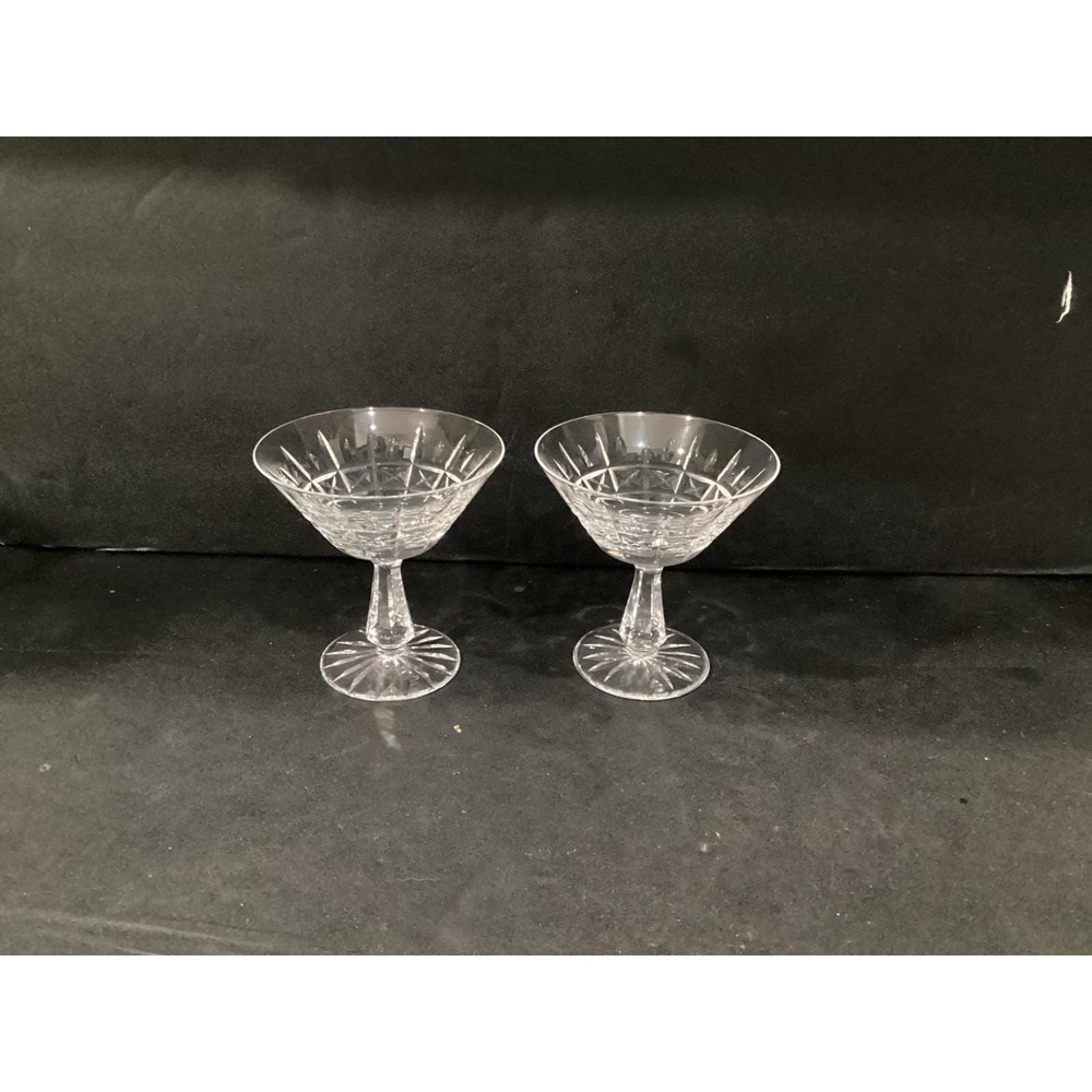 Waterford Cut Crystal Kylemore Coupe Champagne Sherbet Dishes